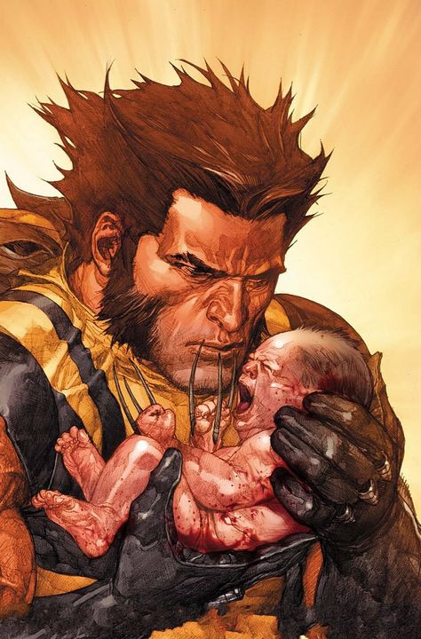 What If? Wolverine: Father - Comic Art Community GALLERY OF COMIC ART Wolverine Son, Gambit Rogue, Logan Movies, Odin And Thor, Hulk Spiderman, Comic Artwork, Marvel Wolverine, Wolverine Art, The Wolverine