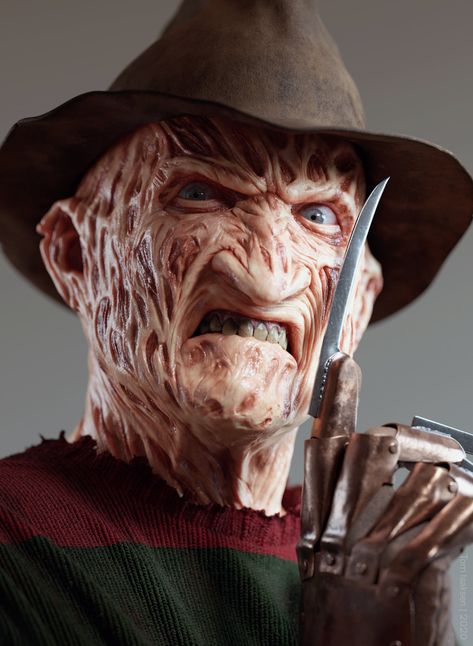 Bird Tattoo Neck, Freddy Krueger Art, Arnold Render, Wallpaper Artwork, Robert Englund, Profile Images, New Nightmare, Owl Illustration, Horror Artwork