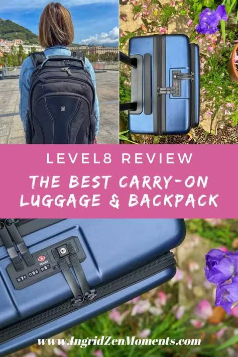 The best carry-on luggage: Level8 Review Best Carry On Suitcase, Hard Sided Luggage, Tanzania Travel, Best Travel Backpack, Carry On Packing, Travel Laptop Backpack, Best Carry On Luggage, Luggage Sizes, Carry On Suitcase