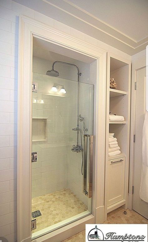 Diy Tiles, Tiles Mirror, Makeover Kamar Mandi, Small Bathroom Remodel Designs, Small Bathroom With Shower, Bilik Air, Decor Ikea, Decor Baie, Bathroom Remodel Designs