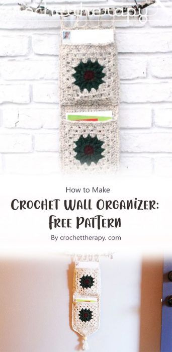 Best Hanging Organizer Free Crochet Pattern Ideas - Carolinamontoni.com Crochet Wall Organizer, Hanging Wall Organizer, Crochet Organizer, Crochet Wall Art, Crochet Wall Hangings, Wall Organizer, Crochet Decoration, Crochet Home Decor, Crochet Tapestry