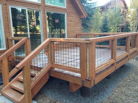 Deck Makeover | See The Gorgeous Before and After Deck Railing Diy, Wire Deck Railing, Gazebo On Deck, Deck Railing Design, Deck Makeover, Patio Deck Designs, Deck Designs Backyard, Deck Railing, Porch Railing