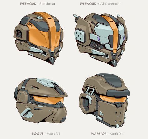 Sci Fi Helmet Design, Helmet Concept Art, Mech X4, Space Marine Dreadnought, Sci Fi Helmet, Mecha Tanks, Sci-fi Helmet, Scifi Artwork, Sci Fi Armor