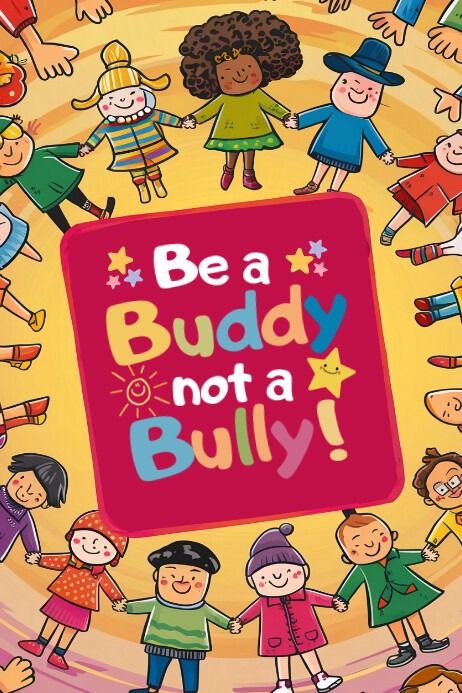 Anti-Bullying Poster Awareness | PosterMyWall Anti Cyberbullying Posters, Anti Bully Posters Ideas, Poster Awareness, Volunteer Ideas, Art Competition Ideas, School Volunteer, Back To School Art, Awareness Poster, Easy Doodle