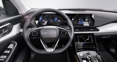 BAIC Debuted BEIJING X7, an All-New Mid-Sized SUV Based on BMFA Platform - Chinapev.com Baic Beijing X7, Cubes Architecture, Door Handle Design, Black Piano, New Suv, Mid Size Suv, Face Recognition, Hexagon Pattern, Luxury Suv