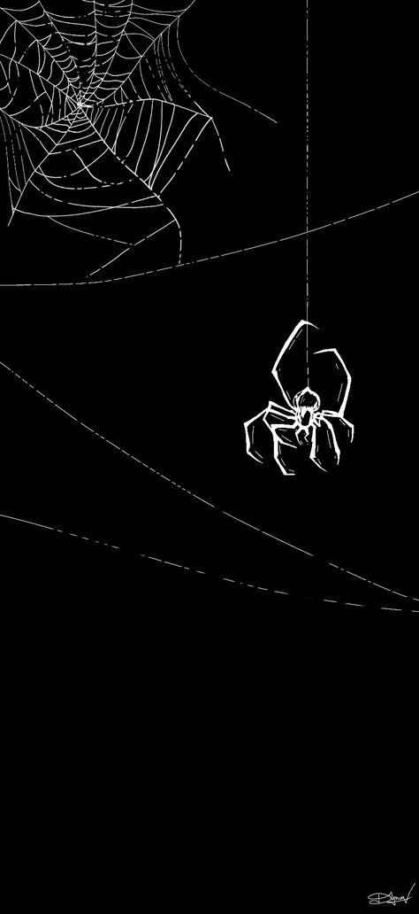 Emo Black Wallpaper Aesthetic, Emo Patterns Wallpaper, Spider Web Black Background, Aesthetic Spider Wallpaper, Emo Phone Wallpaper Backgrounds, Spider Lockscreen, Spider Wallpaper Black, Black Spider Wallpaper, Spider Aesthetic Dark