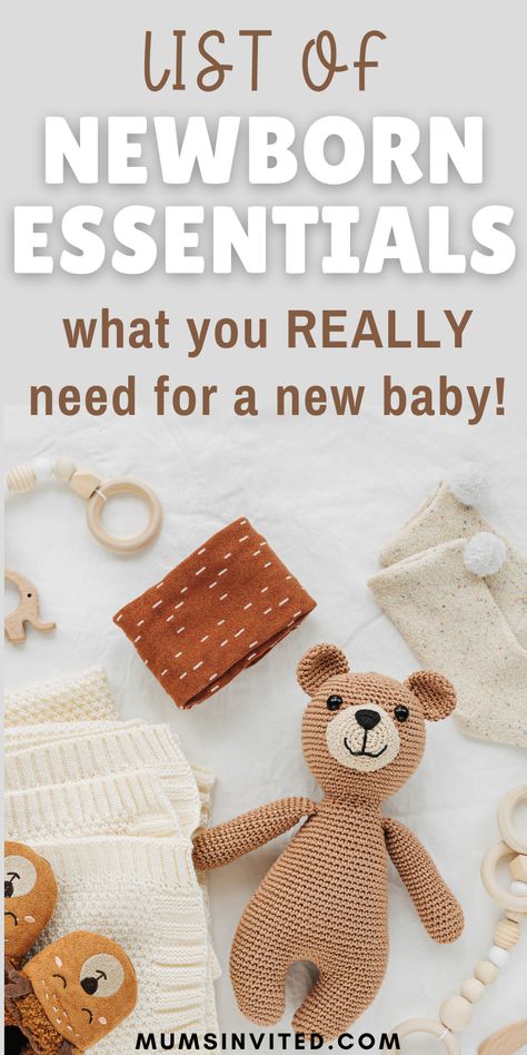 What do you really need for a newborn baby? Here, you'll find the basic essentials every new baby needs. This minimalist list is filled with baby stuff to add to your baby registry. new mom newborn essentials list. newborn essentials checklist. baby shopping list newborn. first baby must haves. newborn checklist. best baby products. new baby checklist. first time mom must haves. newborn checklists. newborn needs list. baby on a budget. First Time Mom Shopping List, Stuff For Newborns, Essential Newborn Items, First Time Moms Must Haves, Infant Essentials List, Things Baby Needs Newborns, First Time Baby Checklist, Baby Checklist Newborn Essentials, First Baby Checklist New Moms