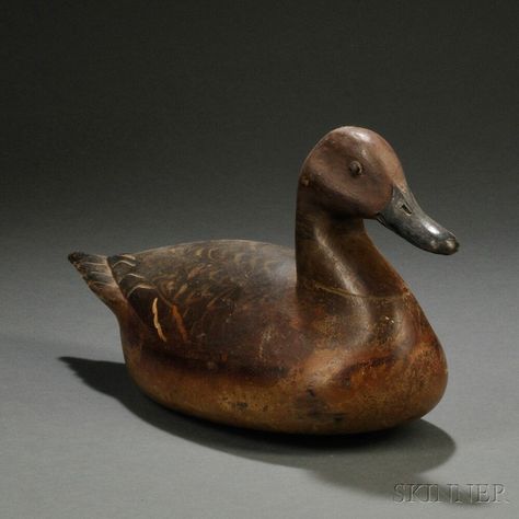 Carved and Painted Wooden Duck Decoy Duck Decoys For Sale, Decoy Carving, Duck Pictures, Wooden Duck, Wood Burning Tool, Bird Carving, Duck Decoys, Wood Ducks, Wooden Bird