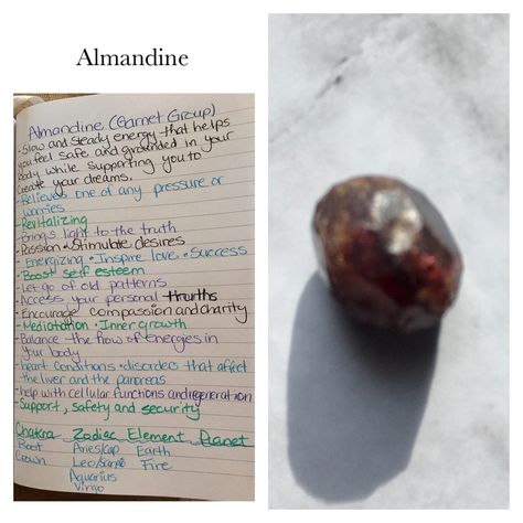 #garnet #almandinegarnet #healingcrystals Witch Guide, Almandine Garnet, Heart Conditions, Healing Crystals, Healing Stones, Rocks And Crystals, Crystal Healing, Garnet, Create Yourself