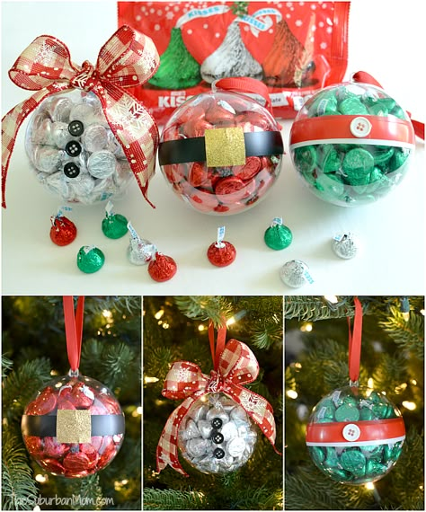 Diy Christmas Ornaments Easy, Diy Christmas Ornament, Small Christmas Gifts, Homemade Ornaments, Gift Diy, Easy Christmas Diy, Homemade Christmas Gifts, Teacher Christmas, Handmade Christmas Ornaments