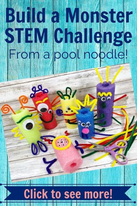 Monster Science Preschool, Monster Stem Activity, Monster Theme Activities Preschool, Monster Theme Classroom Preschool, Build A Monster Craft, Monster Activities For Kindergarten, Monster Science Experiment, Monster Kindergarten Activities, Monsters Inc Crafts For Kids