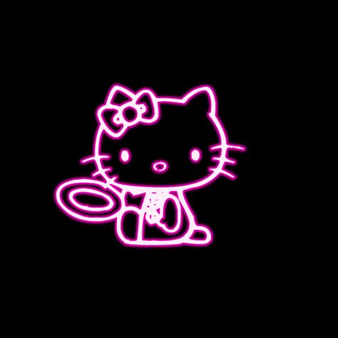 Hello Kitty Aesthetic Grunge, Neon Hello Kitty, Layout Pics, Neon Icons, Neon Png, Y2k Icons, Images Hello Kitty, Y2k Hello Kitty, Pink Grunge