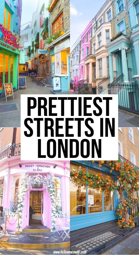 10 Prettiest Streets In London | tips and tricks for traveling in london | bucket list locations for london | cutest places in london | things to do in london | cutest places to see in london | cutest neighborhoods in london | best photo spots in london #london #traveltips Pubs In London, Uk College, London Travel Guide, London England Travel, London Bucket List, London Itinerary, London Vacation, Travel Guide London, London Trip