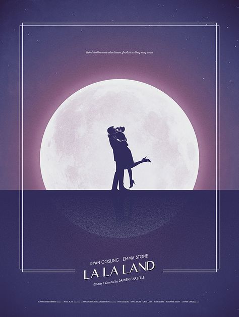 Lala Land Poster, La La Land Art, Here's To The Fools Who Dream, Damien Chazelle, Septième Art, Dorm Posters, I Love Cinema, Minimal Movie Posters, Movie Posters Design