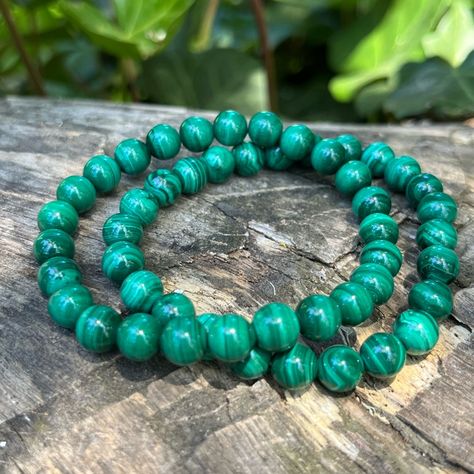 7mm High Quality Malachite Bracelet With Great Banding Price For 1 Malachite Bracelet, Lava Bracelet, Great Bands, Womens Jewelry Bracelets, Beaded Bracelets, Women Jewelry, Bracelet, High Quality, Green