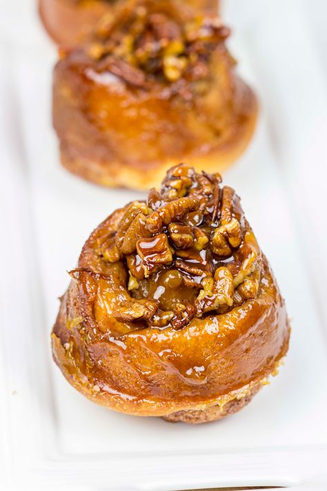 Sticky Bun Recipe, Sticky Bun, Sticky Buns Recipes, Pecan Sticky Buns, Sticky Buns, Bun Recipe, Sweet Roll, Muffin Tins, Cinnamon Buns