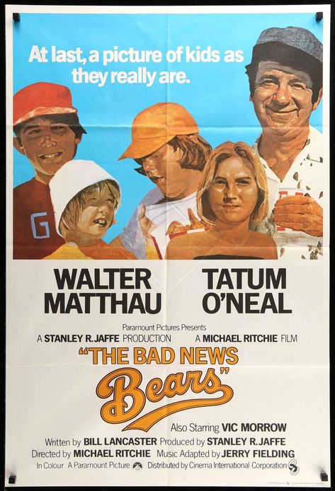 Bad News Bears, Jackie Earle Haley, Midnight Marauders, Tatum O’neal, Crazy Mom, Collector Cards, Man Stuff, Great Films, Paramount Pictures