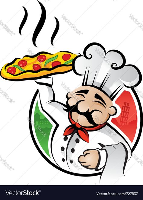 Pizza Vector, Pizza Soup, Cartoon Chef, Pizza Chef, Brick Oven Pizza, Pizza Logo, Pizza Art, Pizza Menu, Pizza Design