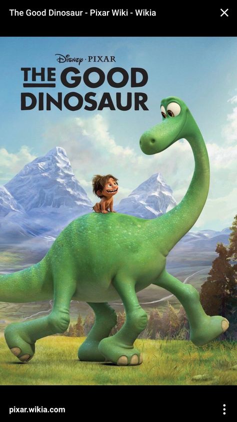 The Good Dinosaur Dinosaur Movies For Kids, Dinosaur Movie, Giant Dinosaur, Good Dinosaur, Dinosaur Jr, Pixar Films, Disney Pixar Movies, First Animation, Film Disney