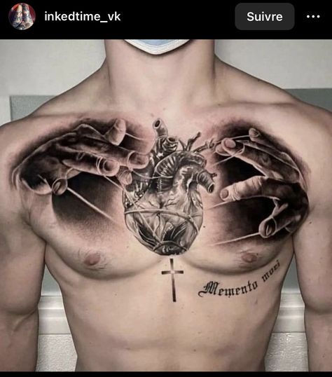 Unique Throat Tattoos, Men S Tattoo Chest, Chest Tattoo With Meaning, Galaxy Tattoo Sleeve, Shen Long Tattoo, Cover Up Tattoos For Men, Chest Tattoo Drawings, Full Neck Tattoos, Full Chest Tattoos