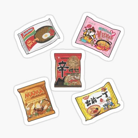 Japanese Snacks Stickers | Redbubble Stickers Cool, Preppy Stickers, Korean Stickers, Stickers Redbubble, Scrapbook Stickers Printable, Food Stickers, Stickers For Sale, Kawaii Stickers, Anime Stickers