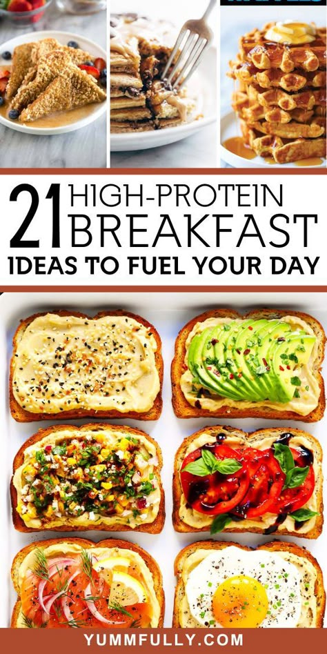 High-Protein Breakfasts That Keep You Full - Yummy and fully Easy Healthy Breakfast Protein, Carb And Protein Breakfast, Clean Eating Breakfast Recipes On The Go, Breakfast For Construction Workers, Protein Breakfast Prep Ideas, High Protein Breakfast Bariatric, Cheap Protein Breakfast, Easy Protein Breakfast Ideas Meal Prep, Healthy Travel Breakfast Ideas