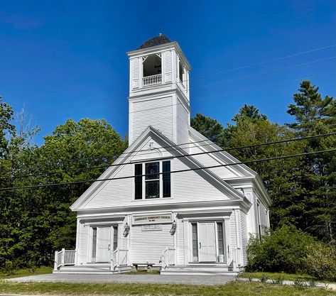 Chebeague Methodist Episcopal Church. 258 North Road. Built in 1855. Chebeague Island, Maine. Episcopal Church, Historic Buildings, My Board, Reno, Monument, Maine, Built In, Road, Signs