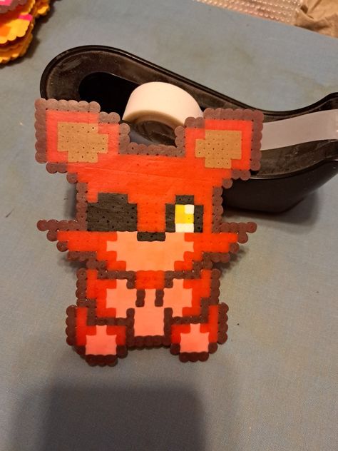 Perler Beads Pattern, Foxy The Pirate, Fnaf Foxy, Kandi Ideas, Hamma Beads, Beads Pattern, Aqua Beads, Oc Inspo, Christmas Feeling