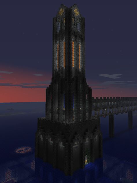 Dark Castle Interior, Minecraft Towers, Minecraft Wall Designs, Minecraft Castle Blueprints, Minecraft Castle Designs, Minecraft Idea, Minecraft Statues, Minecraft Wall, Minecraft Structures