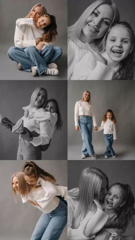 Indoor Mother Daughter Photoshoot, Mama And Daughters Photos, Photo Mother And Daughter, In Studio Mommy And Me Photo Shoot, Mum Daughter Photoshoot, Mom Daughter Studio Photoshoot, Mother Daughter Birthday Photoshoot, Mama Daughter Photoshoot, Photoshoot Ideas With Daughter