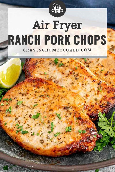 Pork Chop Dinner Ideas Air Fryer, Small Pork Chops In Air Fryer, Air Fryer Ranch Pork Chops Boneless, Airfare Pork Chops, Pork Chop Recipes For Air Fryer, Ninja Air Fryer Pork Chops, Pork Chop Recipes Air Fryer Boneless, Ribeye Chops Recipe Boneless Air Fryer, Easy Boneless Pork Chop Recipes Air Fryer