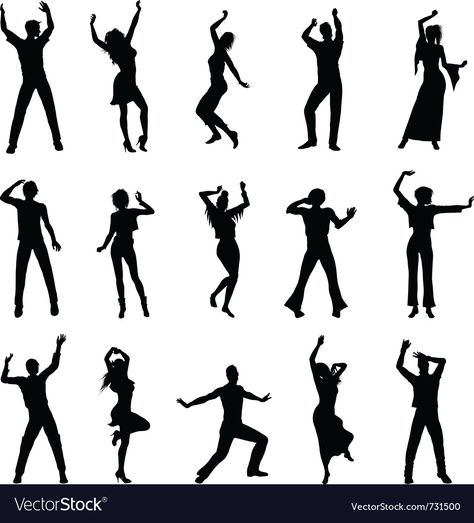 Drawing Dancing People, Dancing People Silhouette, Dancing People Drawing, Dancing People Illustration, People Dancing Drawing, Silhouette Dance, Dancing Silhouette, Dancing Drawing, Dancing People