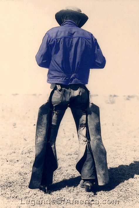 Working Cowboy, 1934 - Touch of Color by Kathy Weiser-Alexander 1800s Cowboy, Desert Inspo, Western Images, Cowboy Photography, Cowboy Denim, Denim Editorial, Cowboy Vintage, Texas Cowboys, Pancho Villa