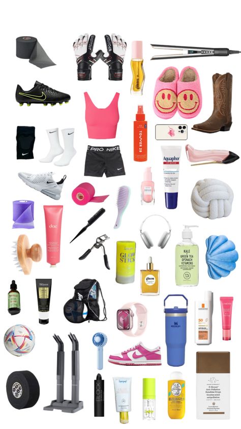 Every soccer girl needs… What To Keep In Soccer Bag, Soccer Essentials, Softball Bags, Soccer Camp, Soccer Bag, Soccer Tournament, Cheer Outfits, Soccer Gifts, Cute Birthday Gift