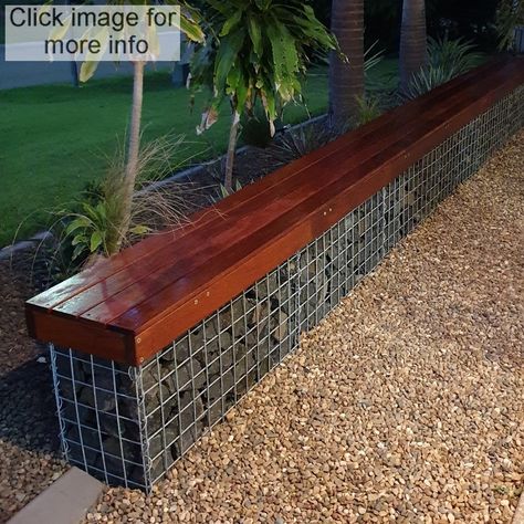 Gabion Wall Design, Gabion Ideas, Gabion Walls, Ideas Terraza, Fence Wall Design, Yard Remodel, Gabion Baskets, Garden Walls, Gabion Wall