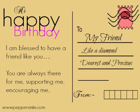 Birthday Postcard For Your Friend Birthday Postcards Ideas, Postcards Inspiration, Birthday Postcard, Birthday Postcards, Friends Image, Birthday Posts, Google Plus, I Am Blessed, Post Card