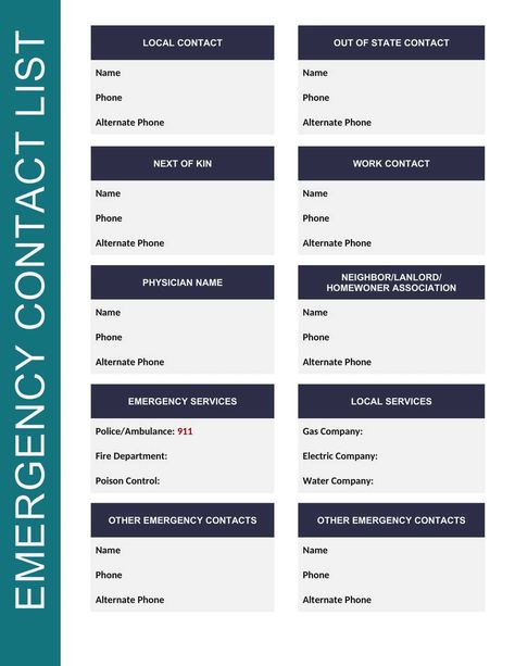 Emergency contact list Template In Word Download in Word All Templates Gallery The post Emergency contact list Template In Word (.Docx File Download) appeared first on TechGuruPlus.com. Contact List Template, Emergency Contact List, Thanksgiving Invitation Template, Contact Names, Water Company, Masters In Business Administration, Thanksgiving Invitation, Contact List, Emergency Contact