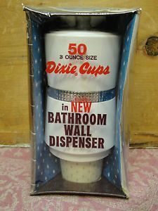 Vintage Dixie Cup Dispenser on PopScreen Dixie Cups, Cup Dispenser, Kitchenware Shop, Vending Machine, Retro Home, Vintage Glassware, Bathroom Wall, Vintage House, Great Deals