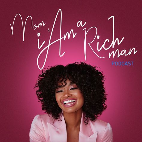 Podcast Cover Design for Mom, I Am A Rich Man 🎬 Elevate your brand to new heights with my branding expertise. 🚀 👩🏾‍💻Services offered: ▪️Logo Design ▪️Website Design ▪️Custom Package Design ▪️YouTube Intros ▪️Digital Flyer Designs ▪️Motion Flyers Design Ebook Creation and more… Embark on a visual journey that aligns perfectly with your business goals. Each design is meticulously crafted to reflect your unique identity. Don’t miss the opportunity to enhance your brand’s aesthetic appeal! 💗 ... Business Podcast Cover Art, Black Women Podcast, Podcast Cover Ideas Aesthetic, Podcast Logo Ideas Aesthetic, Podcast Visual Identity, Podcast Brand Identity, Podcast Flyer Design, Brandshoot Ideas, Podcast Aesthetic Logo