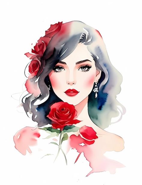 Fashion Illustration Face, Cat Logo Design, Digital Painting Portrait, Face Illustration, Beauty Art Drawings, Digital Portrait Art, Silhouette Portrait, Woman Illustration, Beauty Illustration