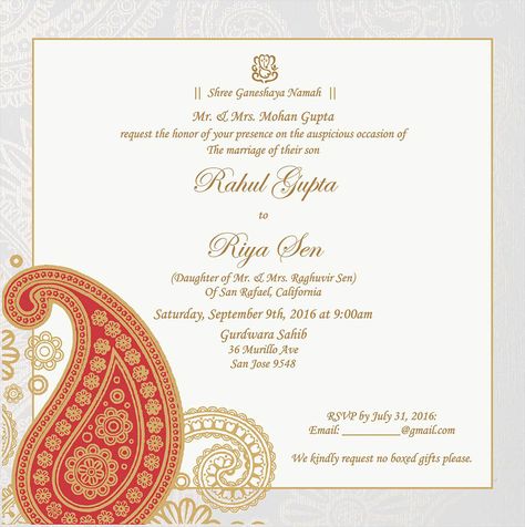 Wedding Invitation Wording For Hindu Wedding Ceremony Wedding Card Content, Poonal Decoration, Hindu Wedding Invitation Wording, Wedding Invitation Content, Indian Wedding Invitation Wording, Email Wedding Invitations, Wedding Invitation Wording Templates, Engagement Invites, Wedding Invitation Quotes