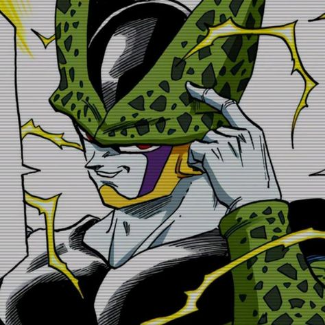 Cell perfect on TikTok Cell Pfp Dragon Ball, Dragon Ball Pfp Manga, Dbz Manga Pfp, Perfect Cell Pfp, Perfect Cell Manga, Perfect Cell Icon, Cell Perfect Form, Perfect Cell Dbz, Dbs Pfp