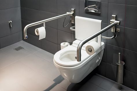 How To Make Your Bathroom More Accessible | QS Supplies Makeover Kamar Mandi, Bathroom Layout Ideas, Accessible Bathroom Design, Disabled Bathroom, Ada Bathroom, Small Bathroom Layout, Bathroom Layouts, Bathroom Design Layout, Best Bathroom Vanities