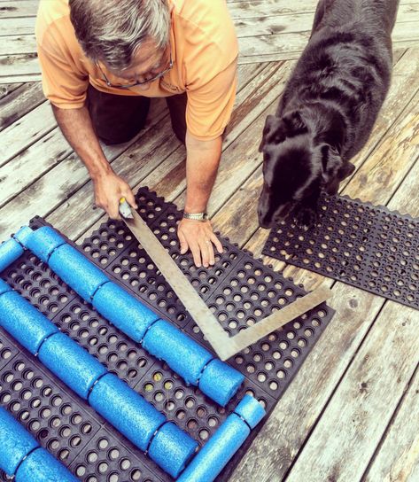 DIY Dock & Boat Ramp for Dogs – Halifax Dogventures Dog Ramp For Stairs, Dog Ramp Diy, Dog Boat Ramp, Ramp For Dogs, Dog Pool Ramp, Diy Dock, Dogs House, Pet Ramp, Pool Steps