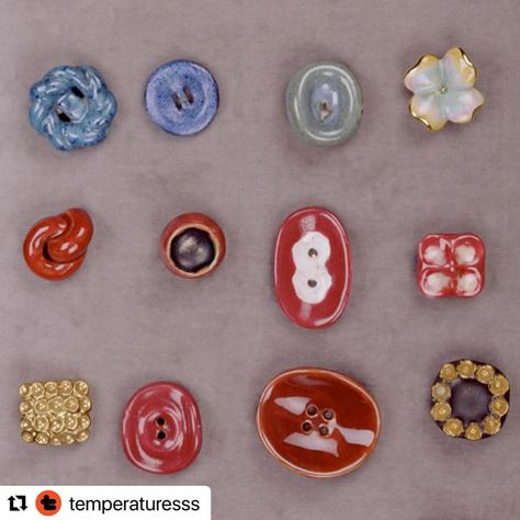 Glaze test tile inspiration of the week 🤩 not the usual but a classic one for sure 👌 these buttons from Lucie Rie have been a favourite of mine for over 10 years #Repost @temperaturesss with @use.repost ・・・ Lucie Rie, ceramic buttons, ca. 1942, Austria #lucierie #temperaturesss #contemporaryceramics #ceramicbuttons #buttons Lucie Rie Buttons, Perfect Objects, Lucie Rie, Ceramic Buttons, Clay Stuff, Tile Inspiration, Contemporary Ceramics, Austria, Glaze