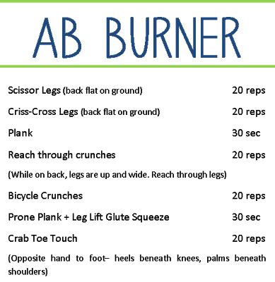 emjay's course: Quick Ab Burner Ab Burner, Quick Abs, Family Friendly Recipes, I Heart Naptime, Bicycle Crunches, Easy Appetizers, Breakfast Dinner, At Home Exercises, It's Friday