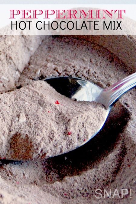 Peppermint Hot Chocolate Mix, The Best Hot Chocolate, Hot Chocolate Mix Recipe, Peppermint Recipes, Best Hot Chocolate, Cookies Cupcake, Peppermint Hot Chocolate, Hot Cocoa Mixes, Hot Chocolate Mix