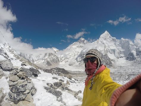 Selfie on Everest! Gunung Everest, The Mountain, Mount Everest, Trekking, Quick Saves