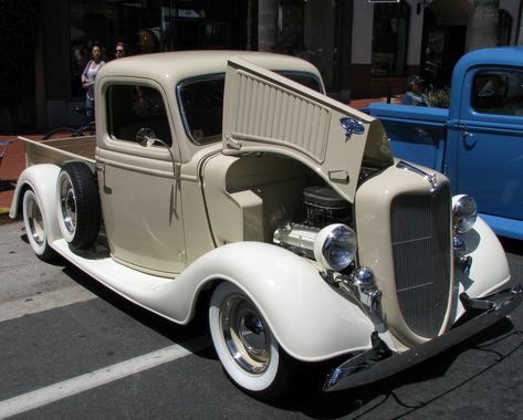 Vintage 1936 Ford Pickup Truck. | Flickr - Photo Sharing! Truck Storage, Old Ford Trucks, Old Pickup, Old Pickup Trucks, Antique Trucks, Classic Pickup Trucks, Hot Rod Trucks, Ford Pickup Trucks, Ford Classic Cars