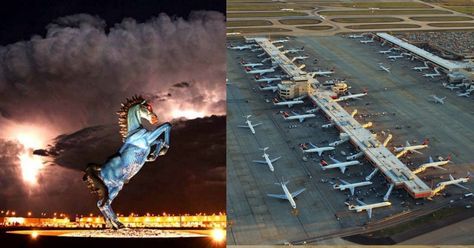 25 Reasons Why The Mysterious Denver Airport Is Like No Other In The World Denver Airport, Denver International Airport, International Airport, Denver